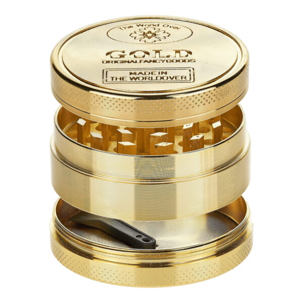 Grinder metal 3 partes Gold mediana