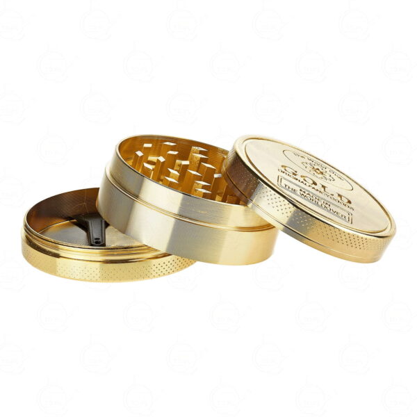 Grinder metal 3 partes Gold mediana - Imagen 3