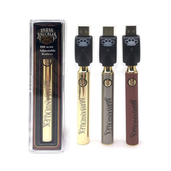 Bateria BRASS KNUCKLES Para Vape Cart Rosca 510