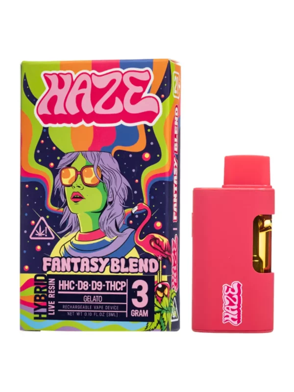Fantasy Blend Live Resin Gelato – Vape Desechable – 3 gramos Híbrido - Imagen 2
