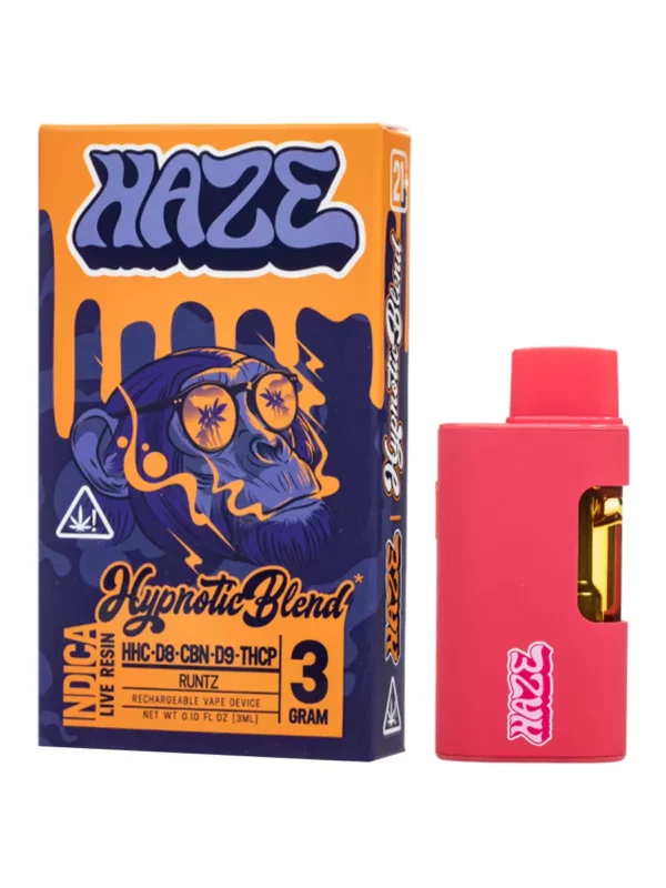 Hypnotic Blend Live Resin Runtz – Vape Desechable – 3 gramos Indica - Imagen 2