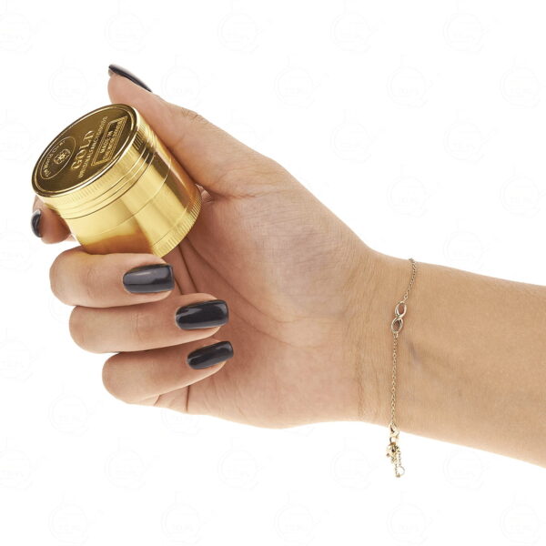 Grinder de metal GOLDEN recolectar kief / 40mm / 4 Piezas / - Imagen 3
