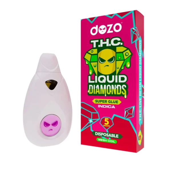 Dozo THC Liquid Diamonds Super Glue 5 GR Indica Vape Desechable