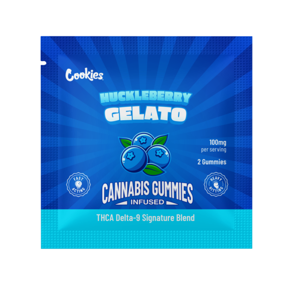 Cookies Infused Gummies 100mg Gelato 2pcs