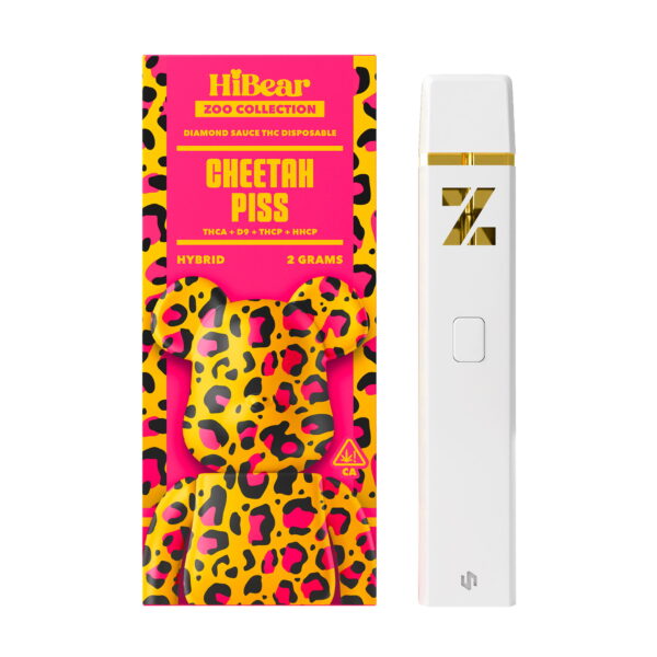 HiBear Diamond Sauce THC Cheetah Piss hibrido 2 Gr Vape Desechable
