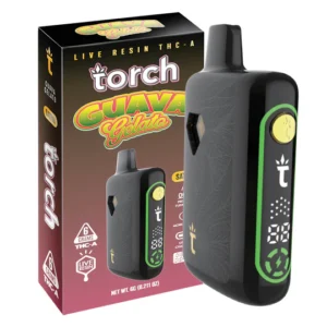 Torch live resin THC-A Guava Gelato Sativa 6 Gr Vape Desechable