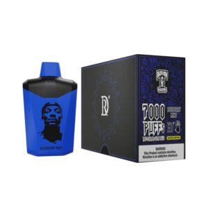Blueberry Mint Death Row Snoop Dog Vape Desechable Nicotina 7000 Puff