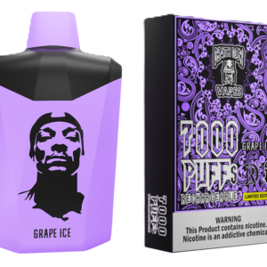 Grape Ice Death Row Snoop Dog Vape Desechable Nicotina 7000 Puff