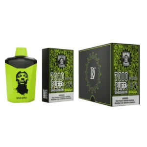 Sour Apple Death Row Snoop Dog Vape Desechable Nicotina 7000 Puff