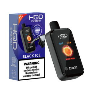 Black Ice HQD Everest Vape Desechable Nicotina 25000 Puff