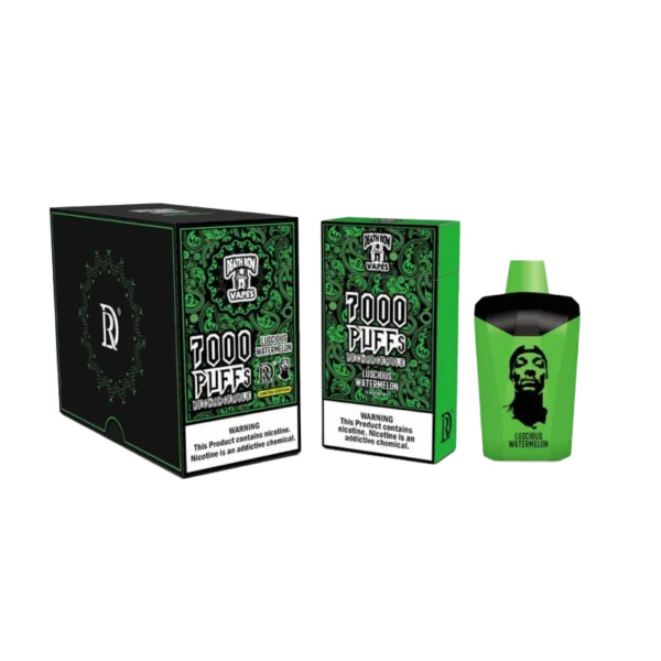 Luscious Watermelon Death Row Snoop Dog Vape Desechable Nicotina 7000 Puff