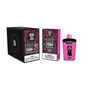 Strawberry Banana Death Row Snoop Dog Vape Desechable Nicotina 7000 Puff