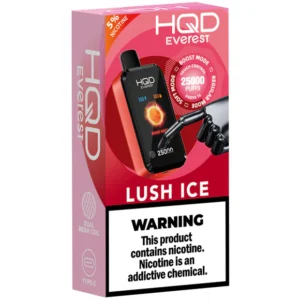 Lush Ice HQD Everest Vape Desechable Nicotina 25000 Puff