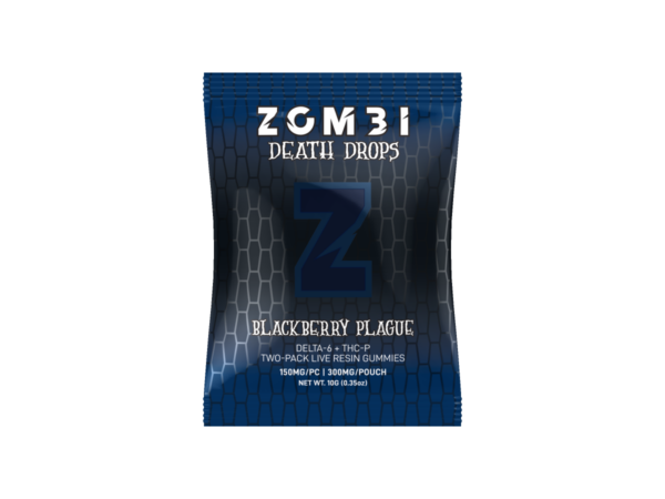 Death Drops Blackberry Plague 300mg x 2 Gummies