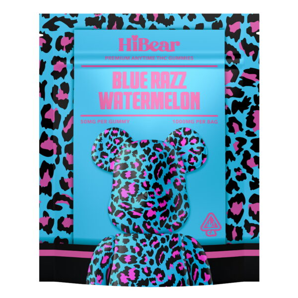 HiBear Gummies Blue Raspberry Watermelon 20Und x 50Mg