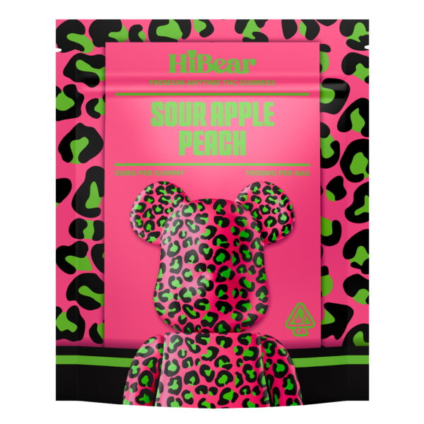 HiBear Gummies Sour Apple Peach 20Und x 50Mg
