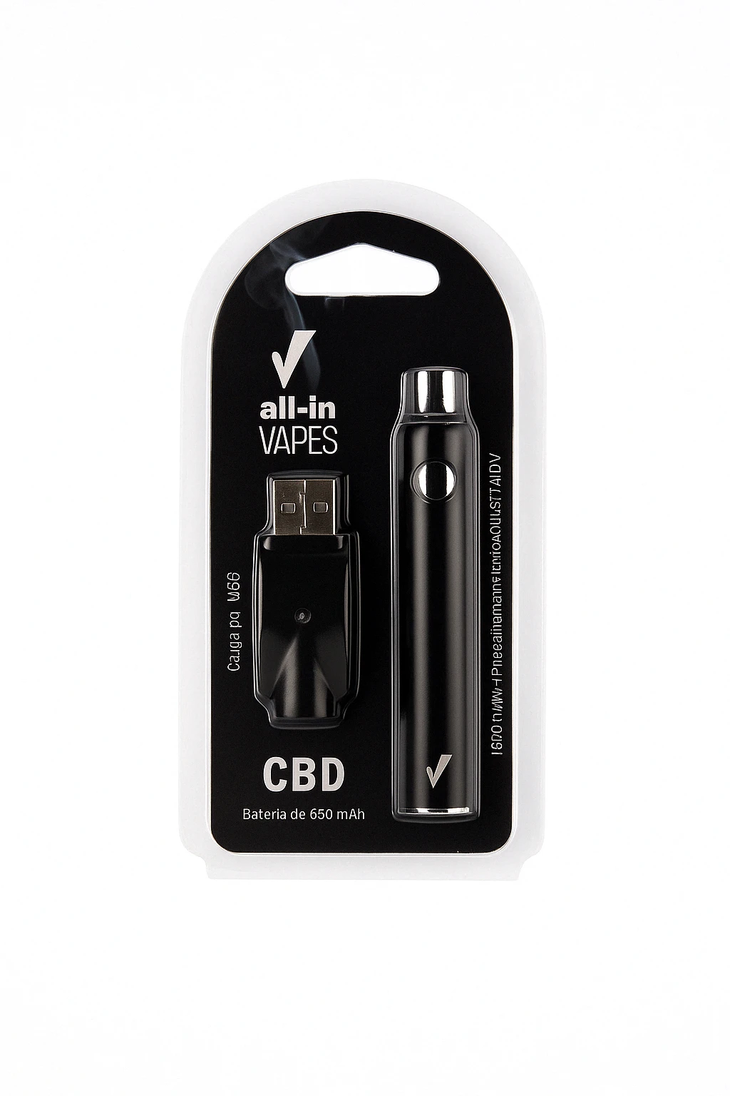 Batería para Vape | 510 Universal 650 mAh 1 Bateria para vaporizador de thc