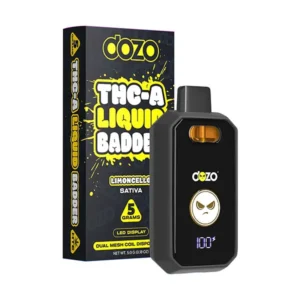 Dozo Liquid Badder Limoncello Vape Desechable Sativa 5g con THC-A