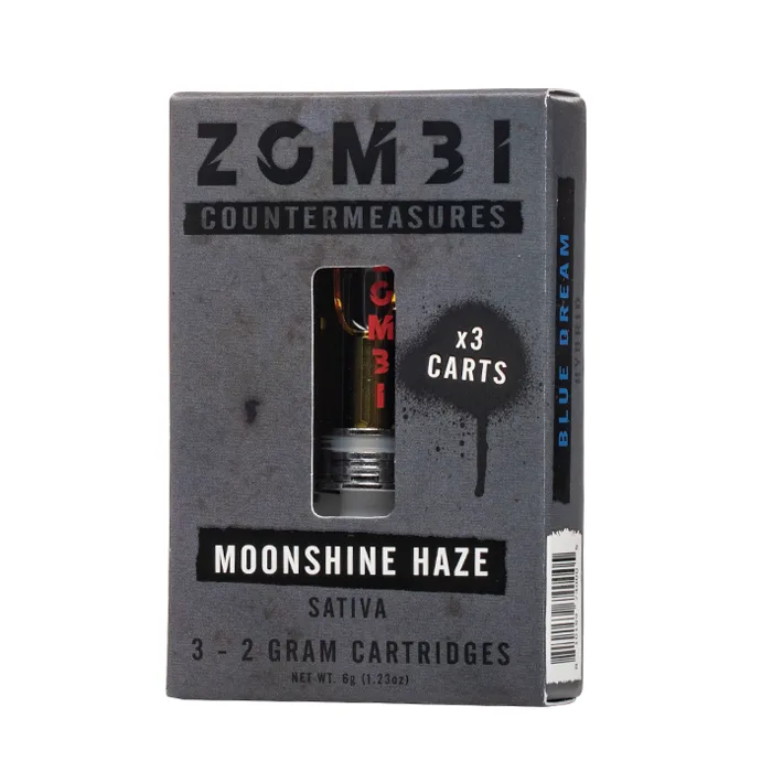 Zombi 3 Cartuchos de THC | Moonshine Haze | Blue Dream | Dark Star 1 Cartucho de THC zombi mix