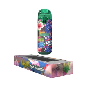 Vape de THC marca hidden Hills doble sabor Hawaiian Oreoz x Lato Pop