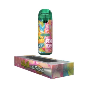 Vape de THC marca hidden Hills doble sabor Mango Zoda x Pink Picasso
