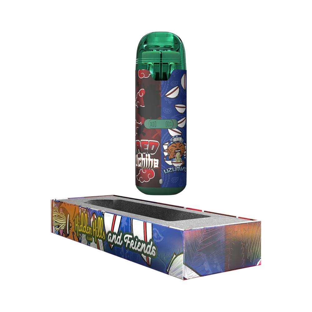 Hidden Hills Red Uchiha x Uzumaki Doble Sabor Vape THC | Híbrido (Sativa + Índica) 1 Vape de THC marca hidden Hills doble sabor Red Uchiha x Uzumaki