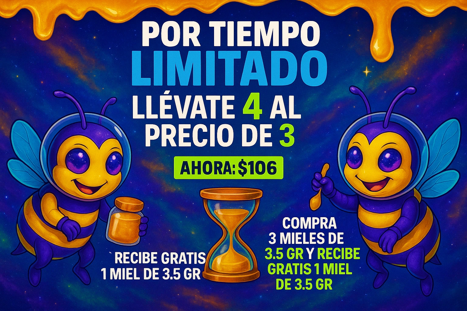 Oferta: Compra 2 o más y recibe uno gratis