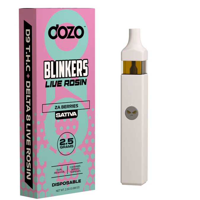 Dozo 2A Berries Pluma de Wax | Sativa 1 Vape sin nicotina Dozo 2A Berries 2.5g con 800 puffs