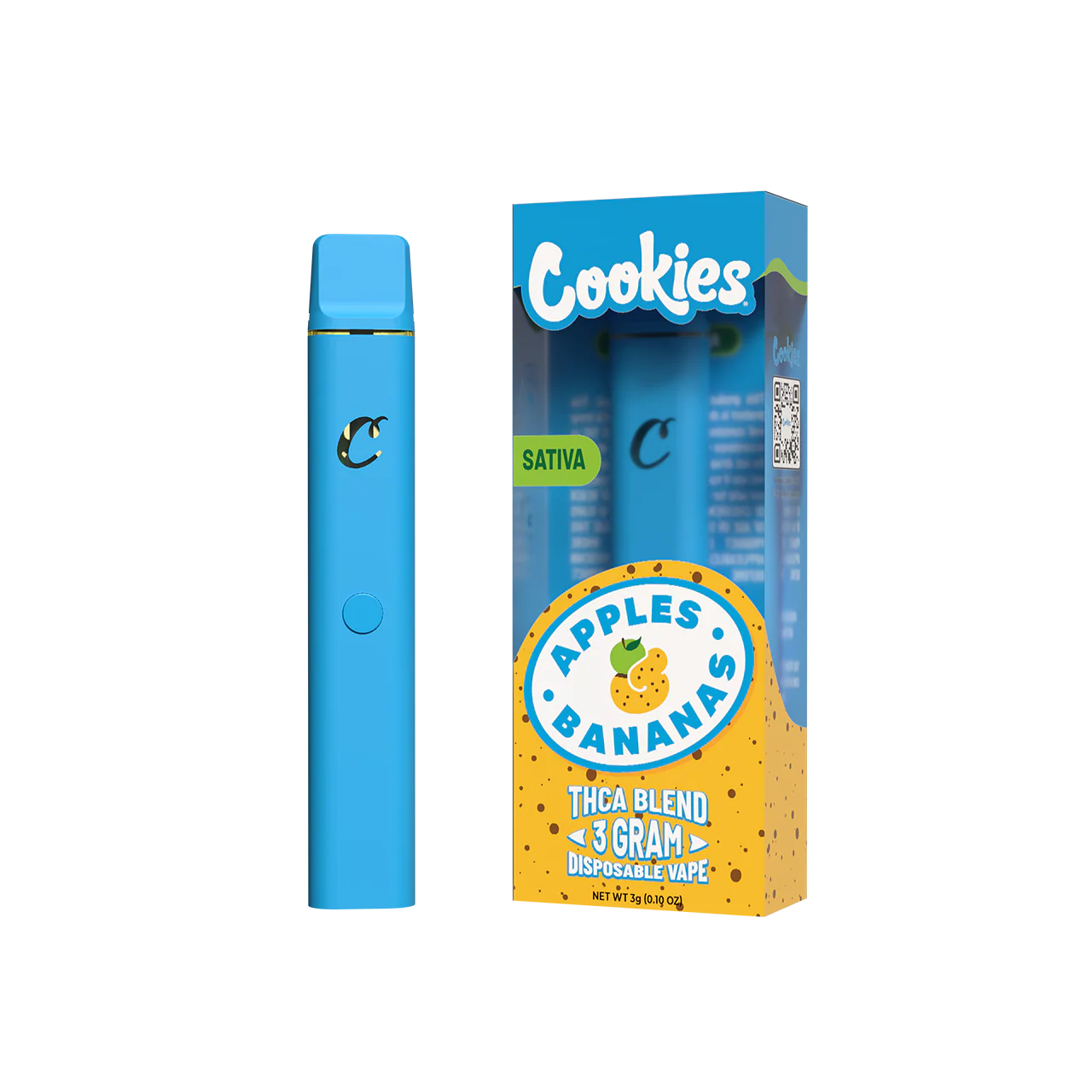 Cookies Apples & Bananas Pluma de Wax | Sativa 1 Vape THC sabor manzana y plátano cremoso Apples & Bananas