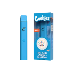 Vape THC Cereal Milk sabor cremoso afrutado con gas